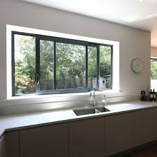 Clear aluminum sliding windows for sale