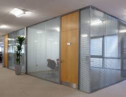 Double-Glazed Glass Partitions