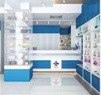 Modern Pharmacy Counter Design