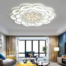 Modern gypsum ceiling design with led lights