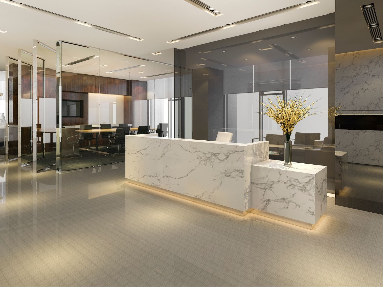 reception area design