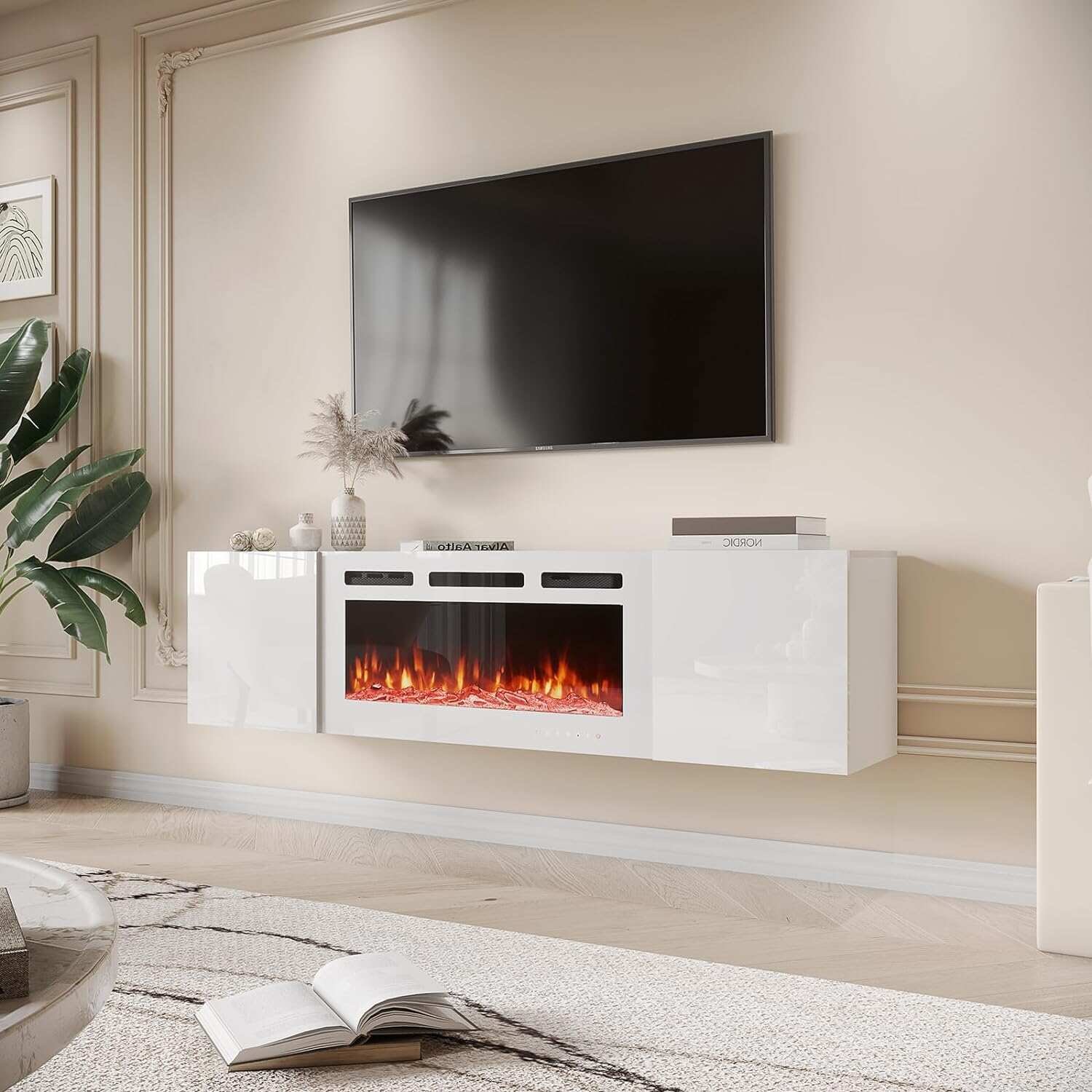 Floating TV Stand Design