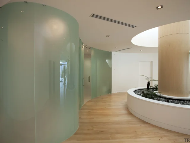 Curved glass wall Designs