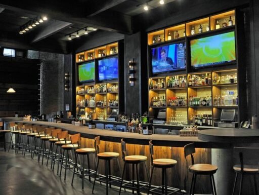 Custom Wine Bar Design.