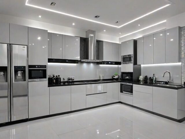 L-Shaped Kitchen Cabinet Designs..