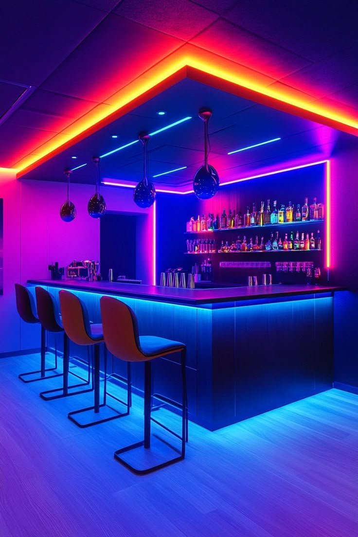 Modern Club Interiors.