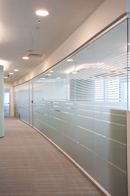 Modern Office Glass Partitioning..