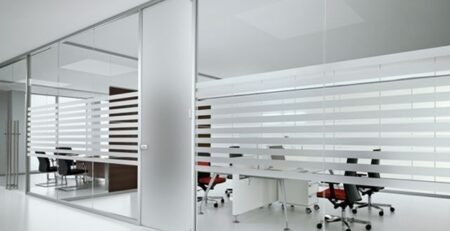 Modern Office Glass Partitioning,