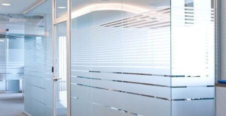 Modern Office Glass Partitioning
