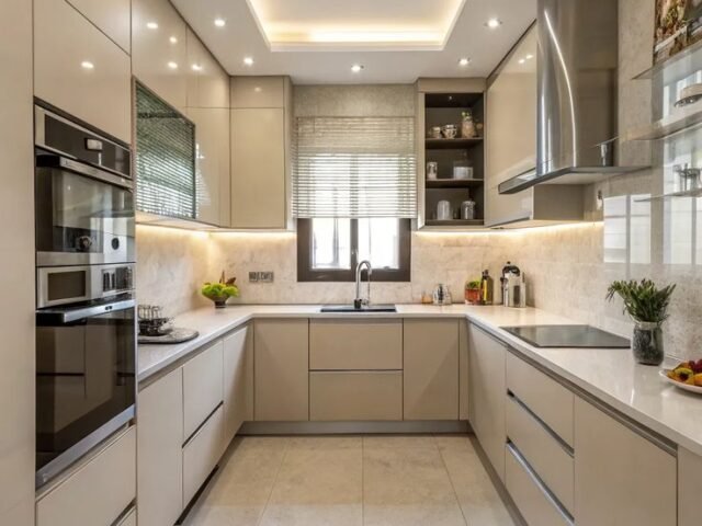 U-Shaped Kitchen Cabinet Designs..