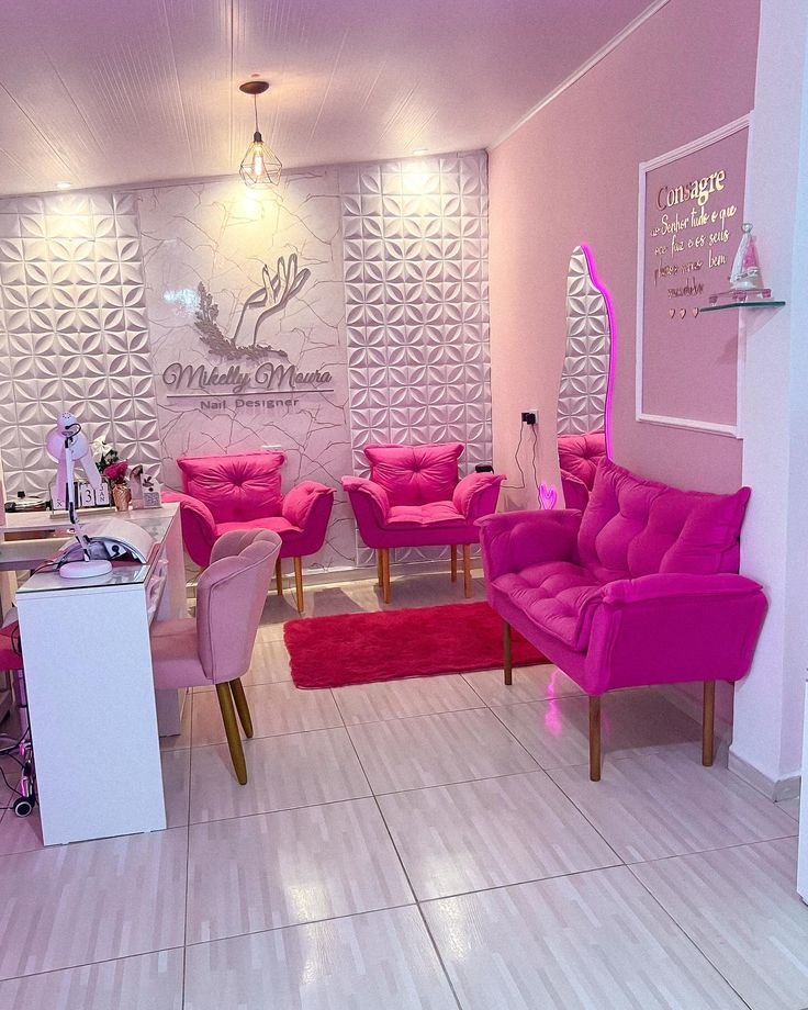 Salon Design with Waiting Area and Reception4