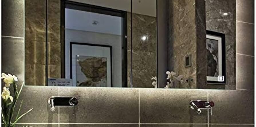 Dimmable LED Bathroom Mirror