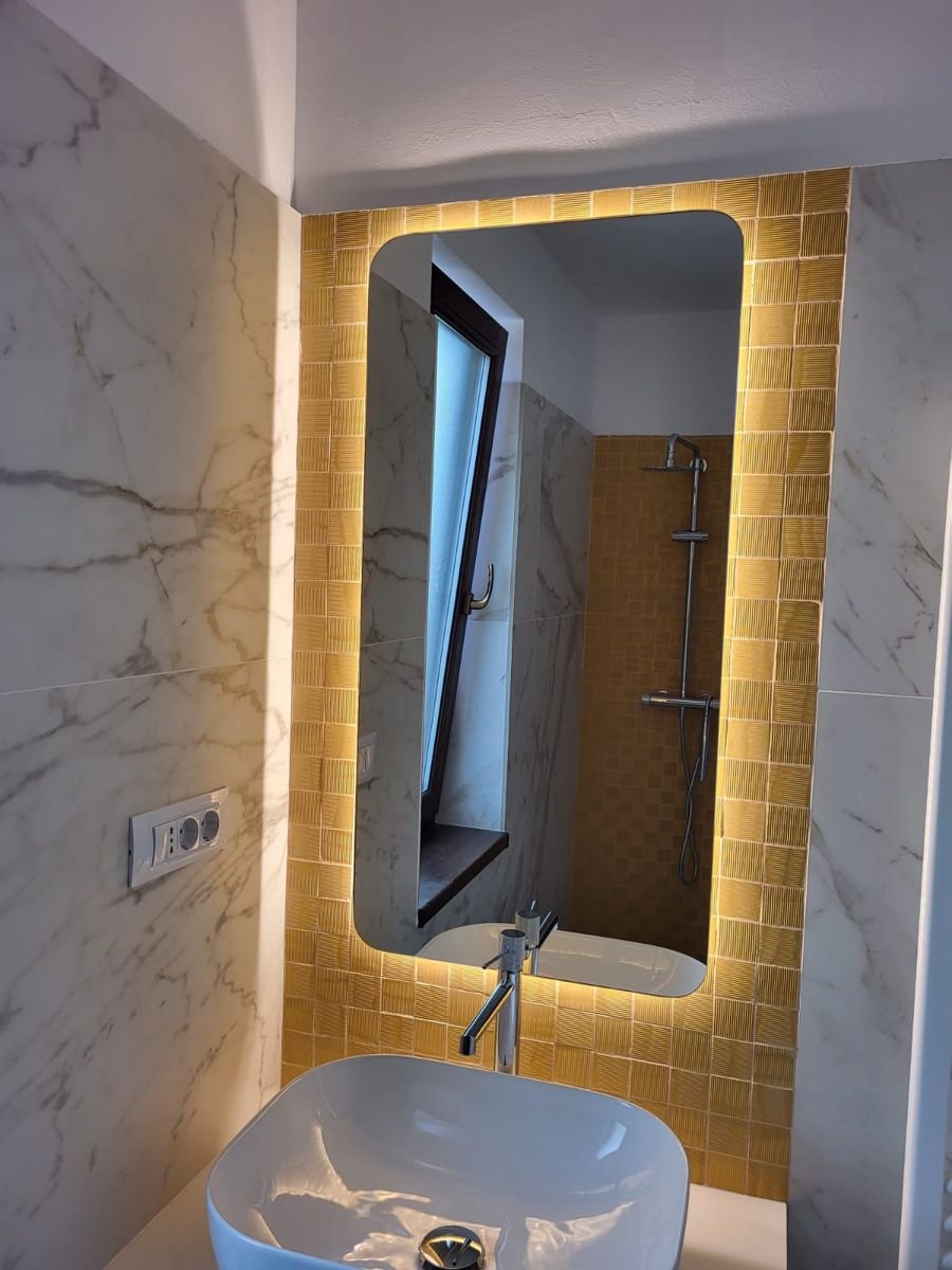 Frameless LED Bathroom Mirror