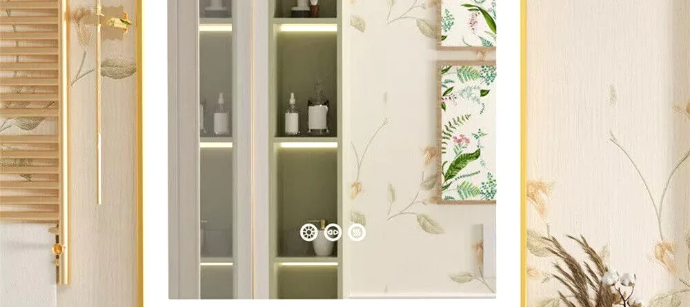 Mirror with Lights and Demister