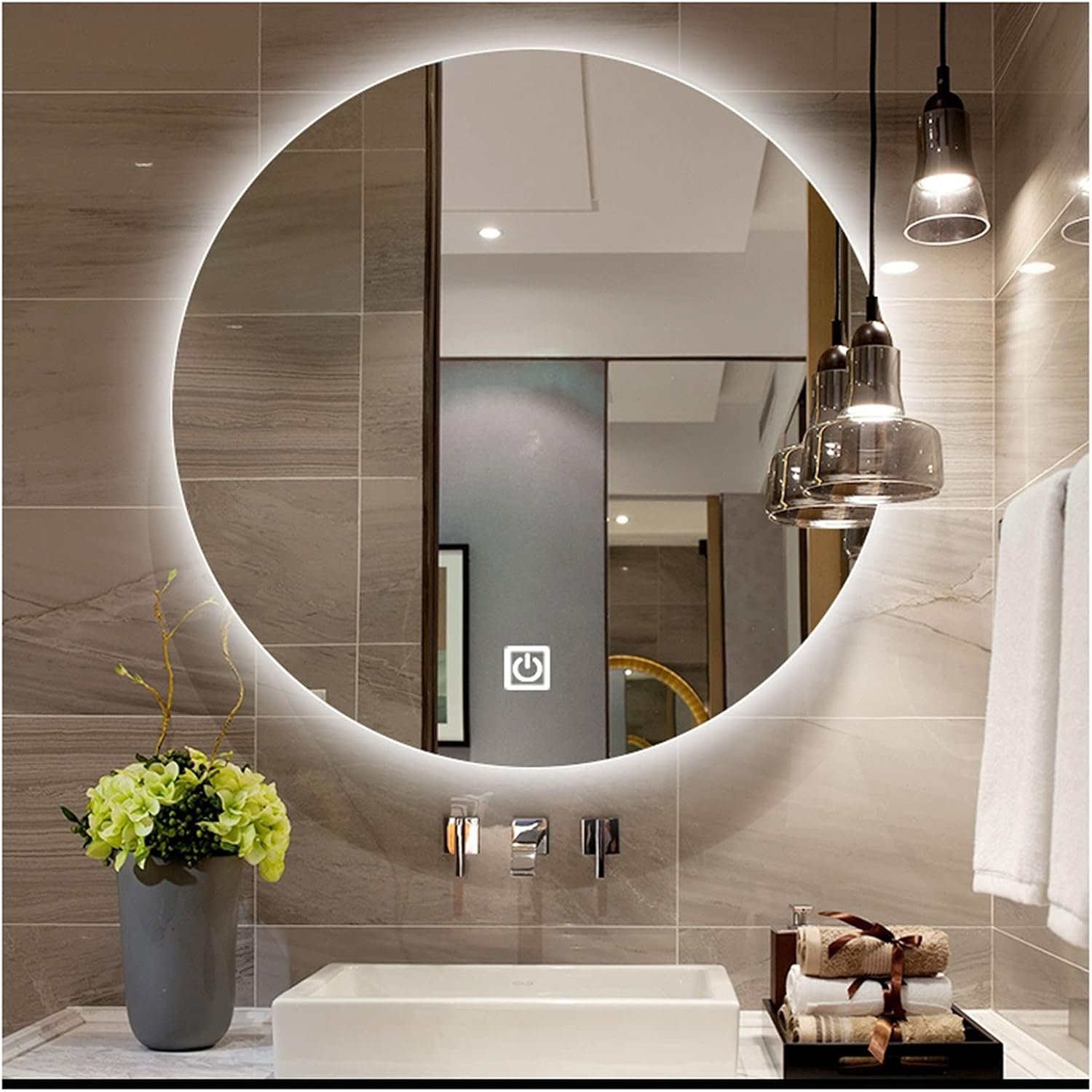 Mirror with Lights and Demister2