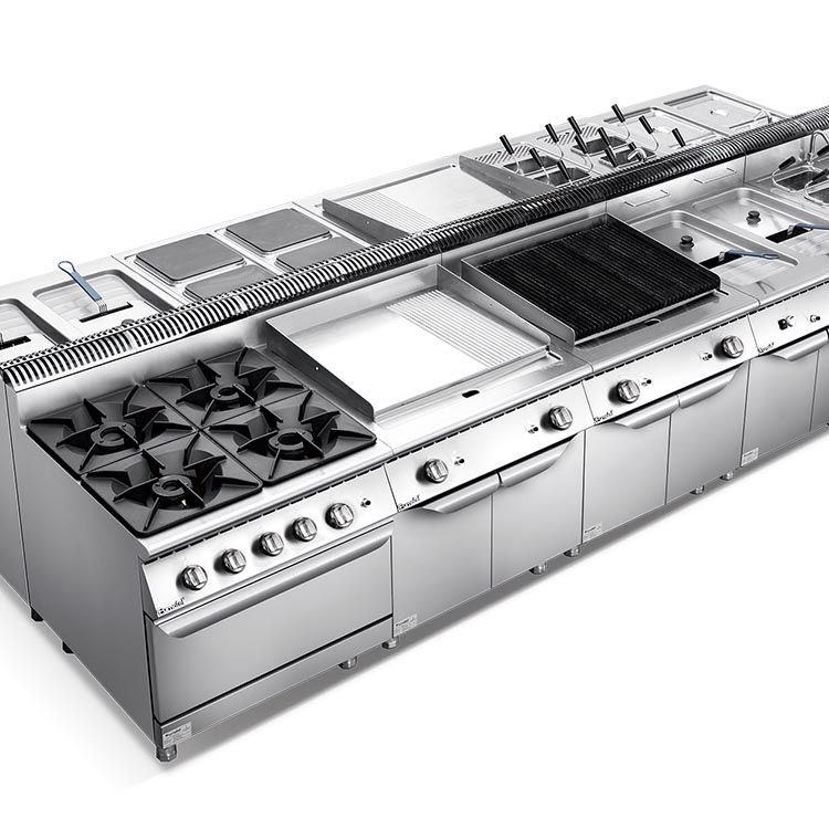 4 burner gas range cooker