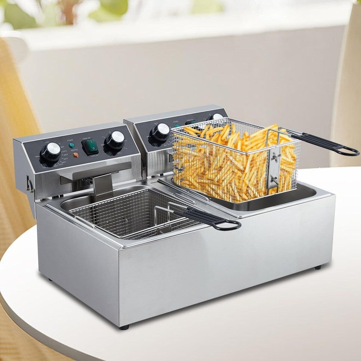 Double Tank Deep Fryer
