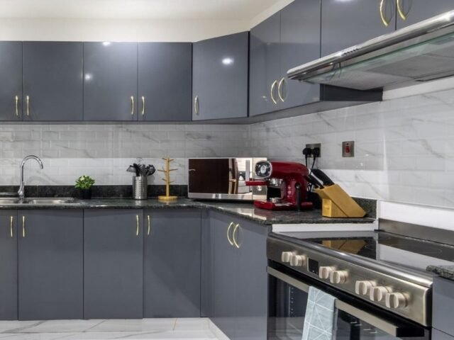 Modern kitchen cabinet designs in Kenya