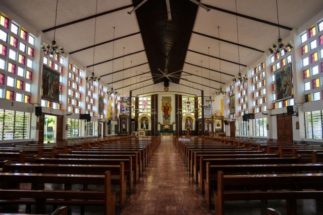 modern church interior design Suimas Interiors