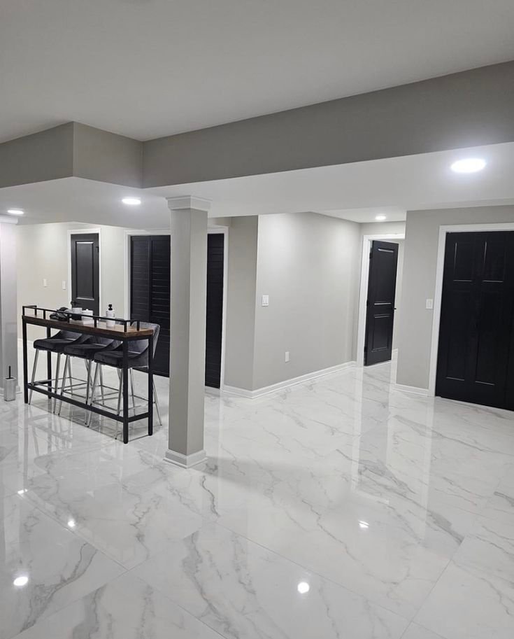 Stark All-White Interiors