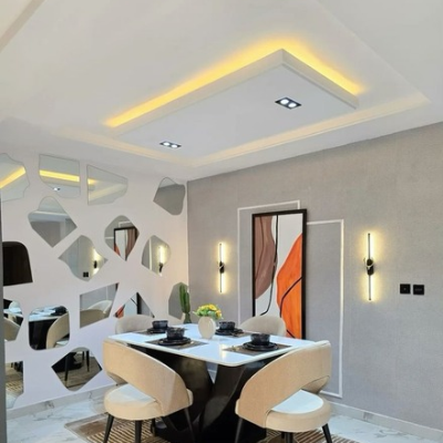 Simple Gypsum Ceiling Designs in Kenya