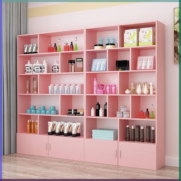 Suimas Interiors Wall-Mounted Shelving for Cosmetics and Skincare