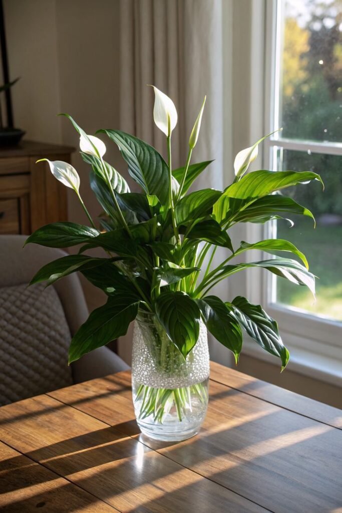 peace lily indoor
