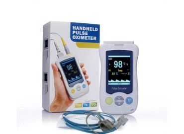 Finger Pulse Oximeter Thermometer Handheld