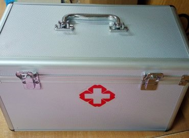 Aluminum first Aid Box